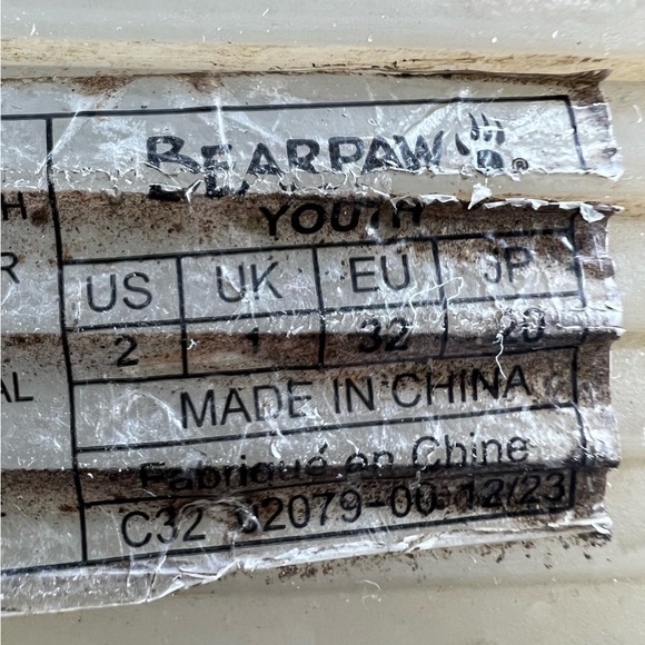 Bear Paws Brooklyn Sandal Girls US2 - Picture 6 of 6